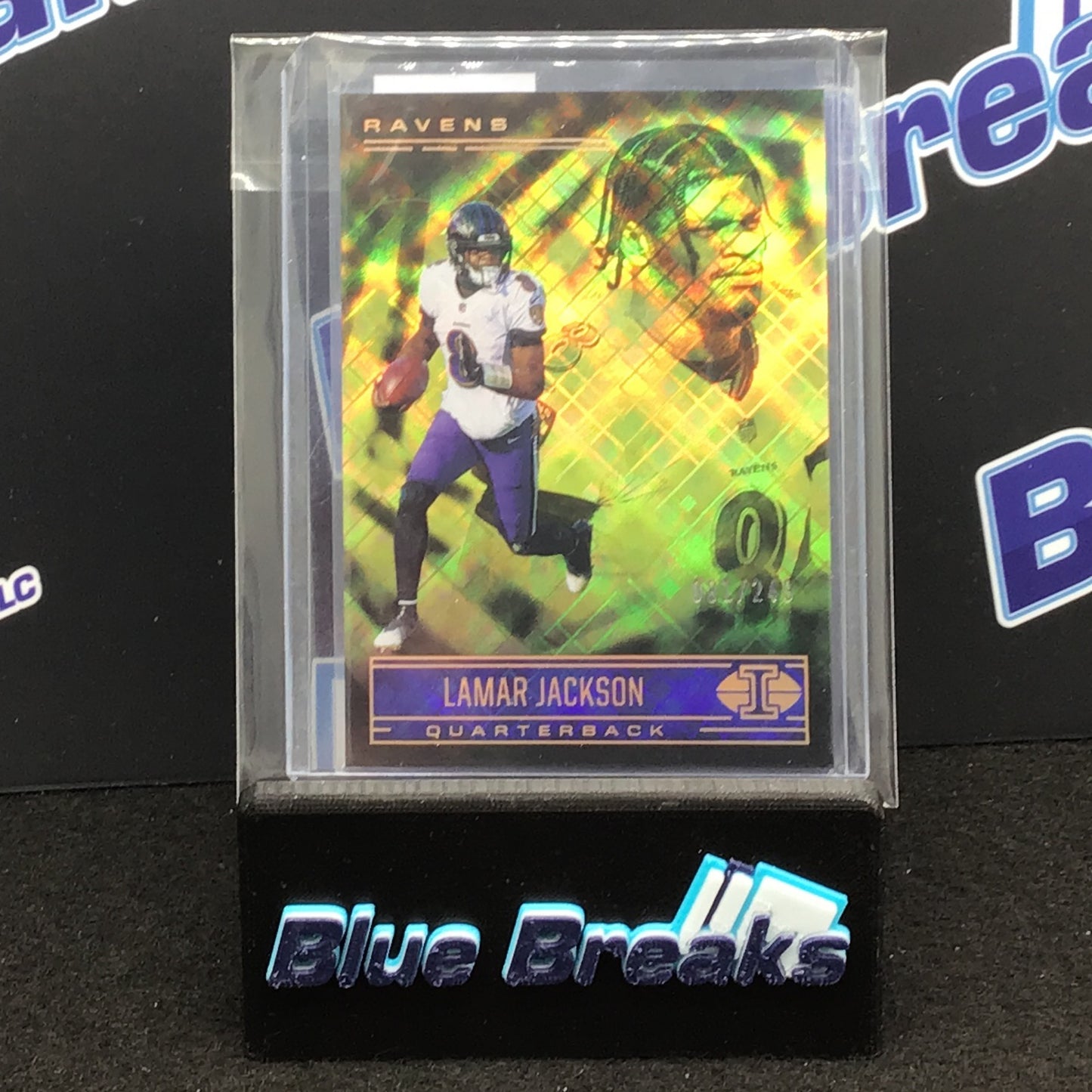 2021 Panini Illusions Lamar Jackson 081/249 #38 Ravens