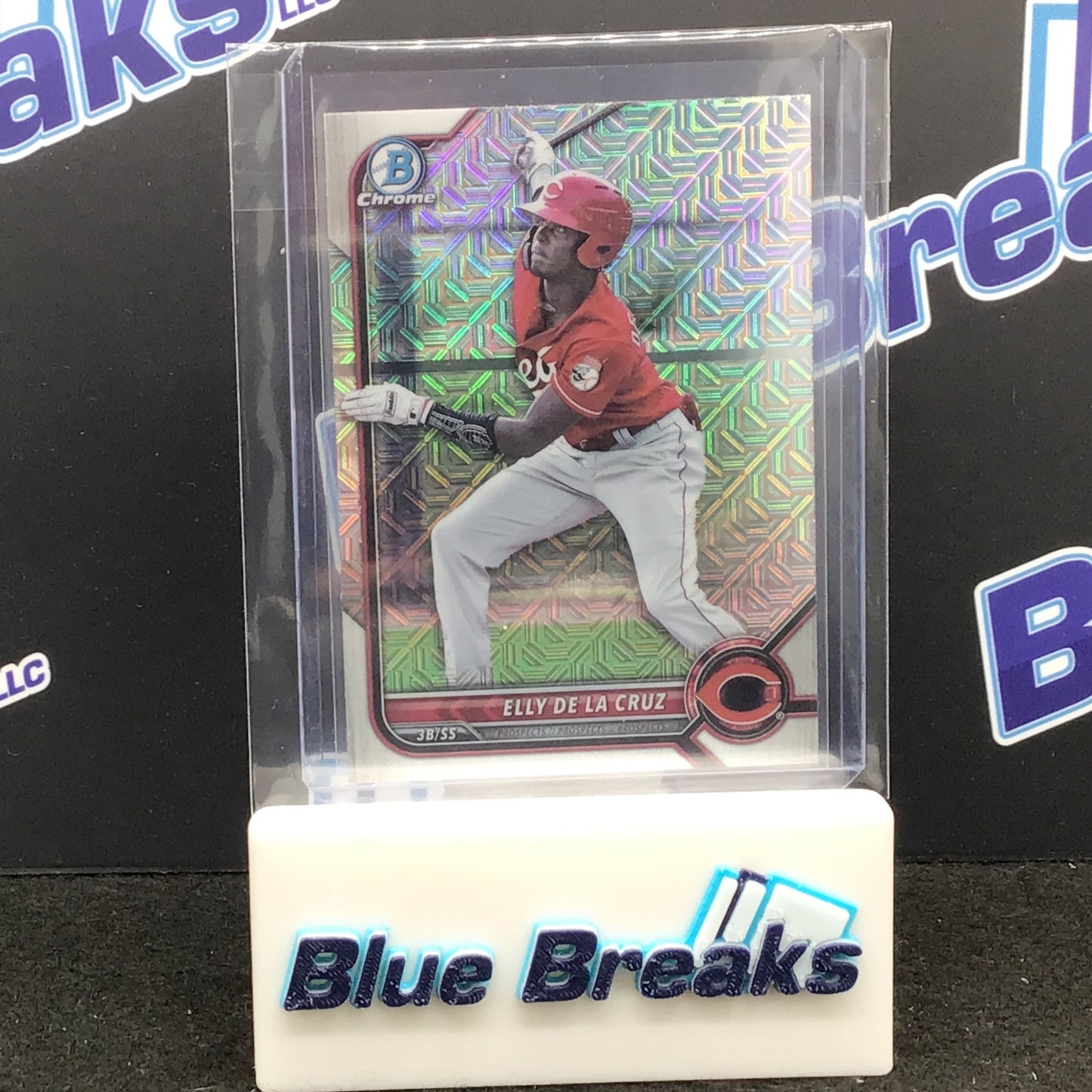 2022 - Bowman Chrome Prospect - Mojo - Elly De La Cruz - BCP-224 - Cincinnati Reds
