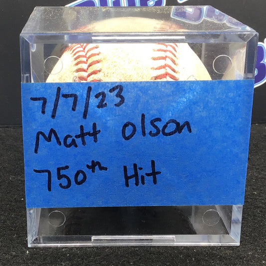 Matt Olson 750th career hit MLB auth