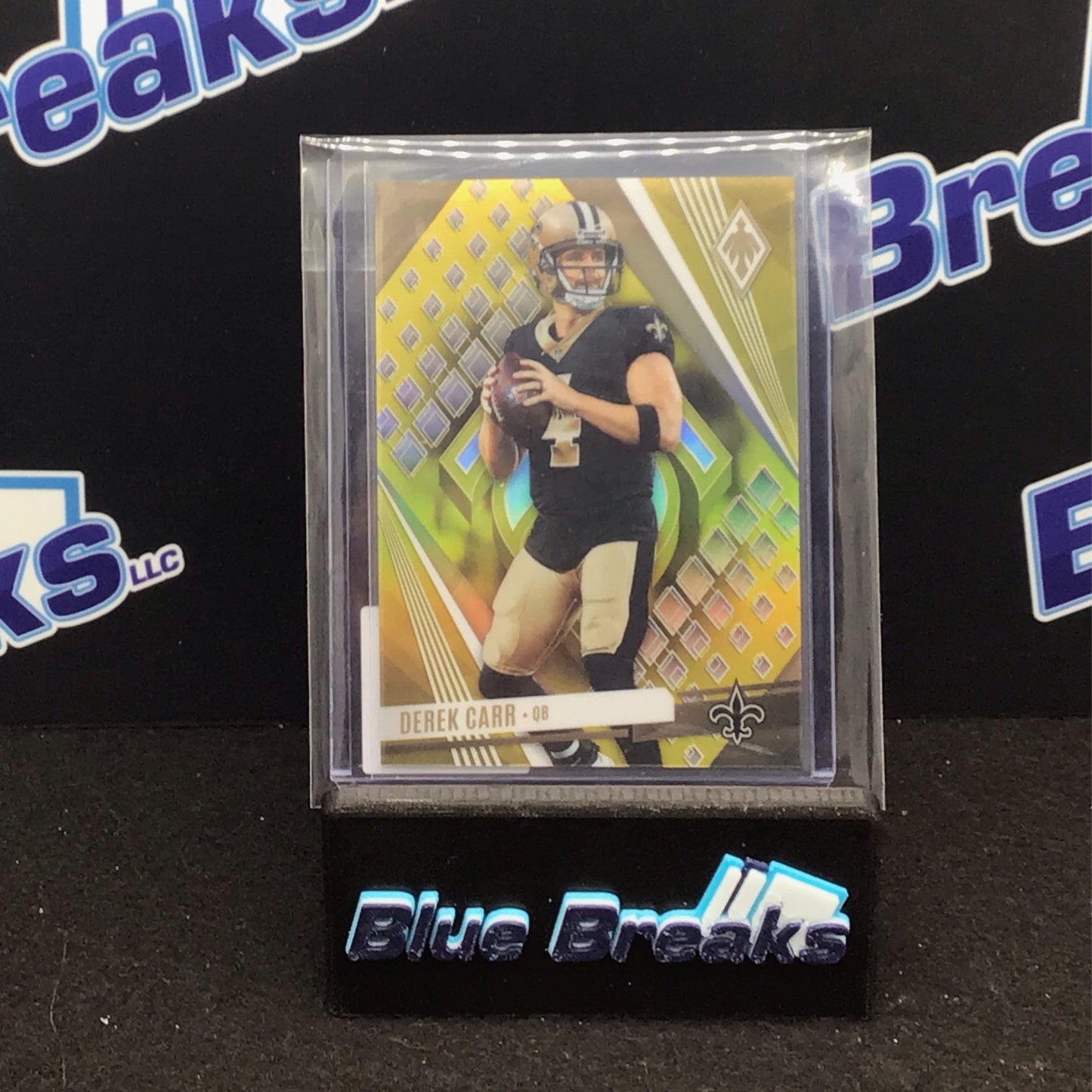 2023 Panini Phoenix Yellow Derek Carr 02/50 #2 Saints
