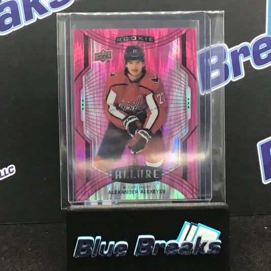 2020-21 - Upper Deck - Allure - Alexander Alexeyev - Magenta - Washington Capitals - #146