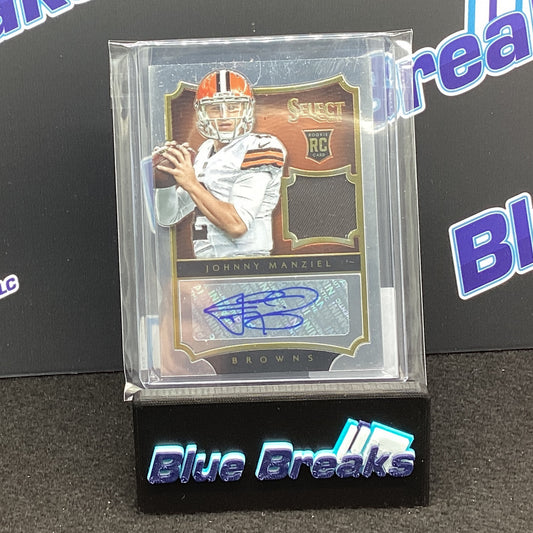 2014 Panini Select Johnny Manziel relic auto 73/99 RC #234 Browns