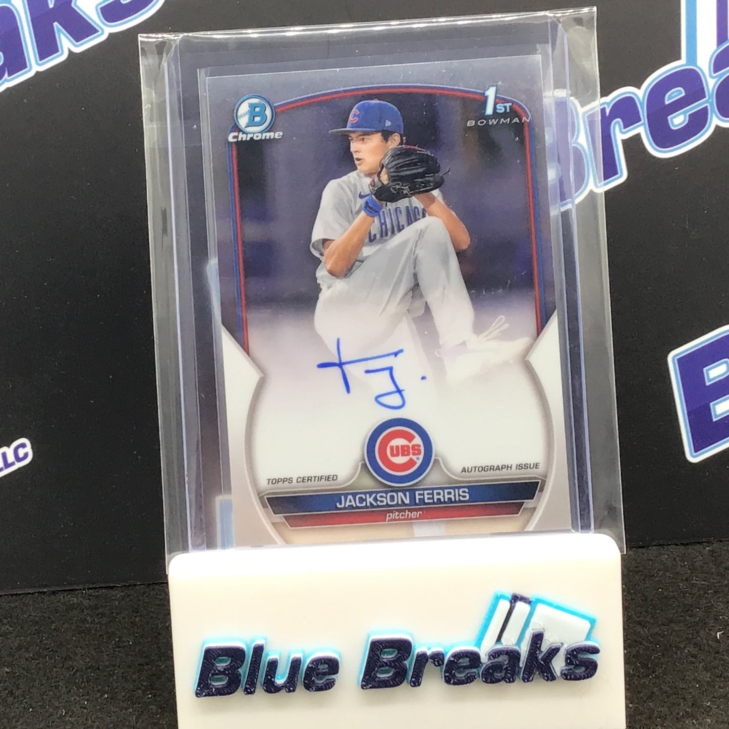 2023Topps - Bowman Chrome - Jackson Ferris - 1st - Auto - Chicago Cubs