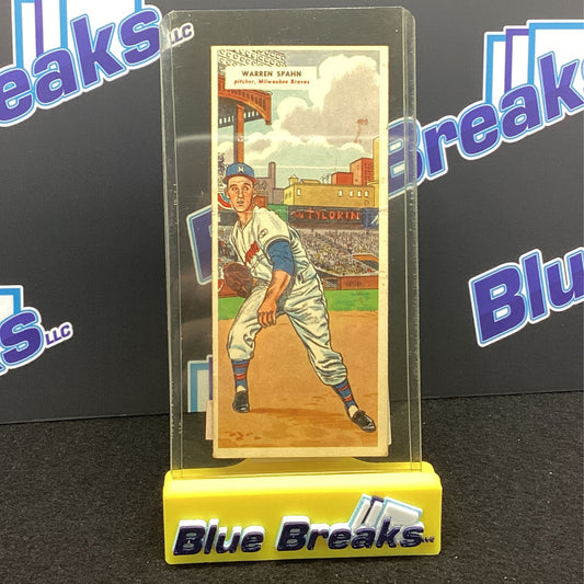 1955 Topps Baseball Double Header Warren Spahn Tom Brewer