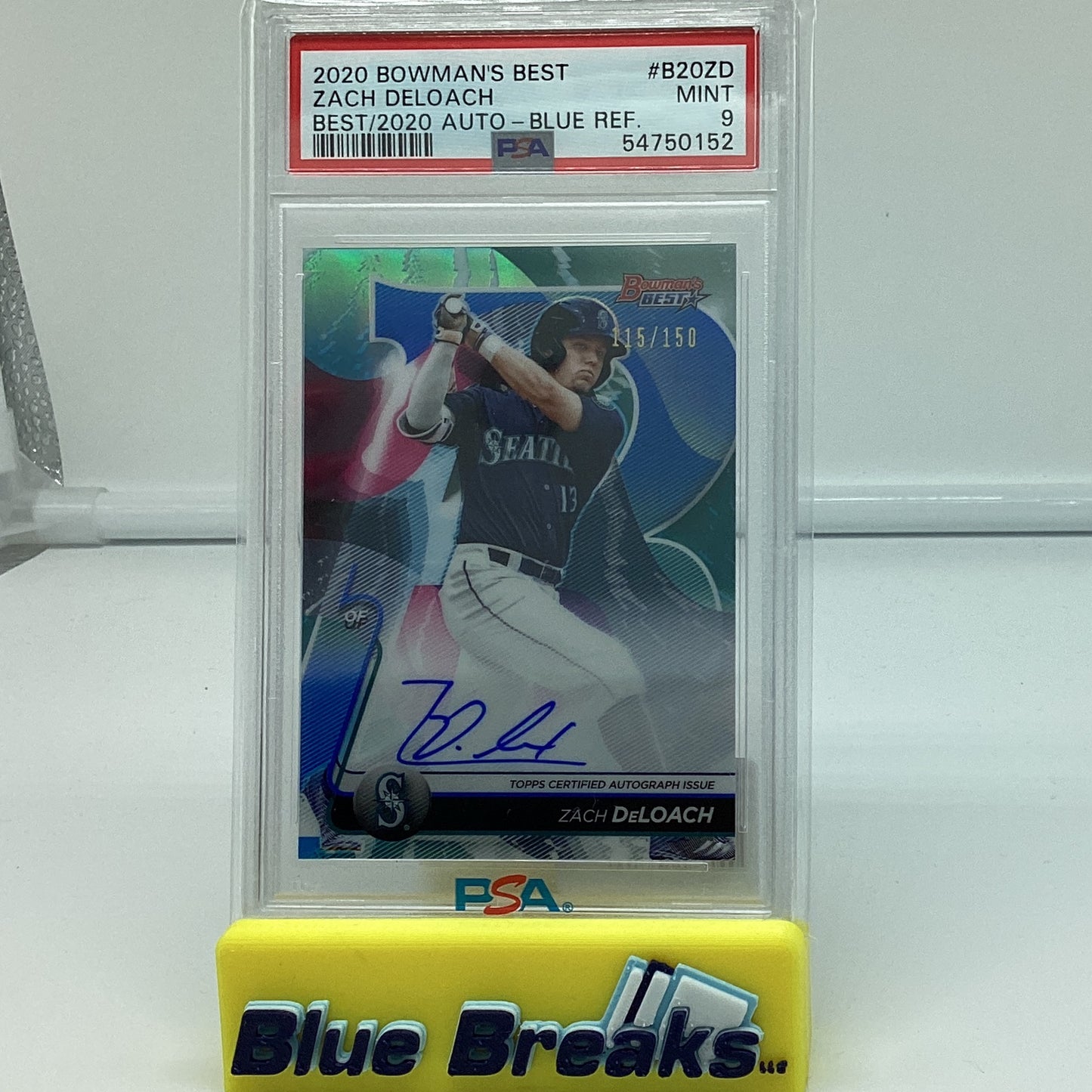 2020 Bowmans Best - Zach Deloach Mt 9