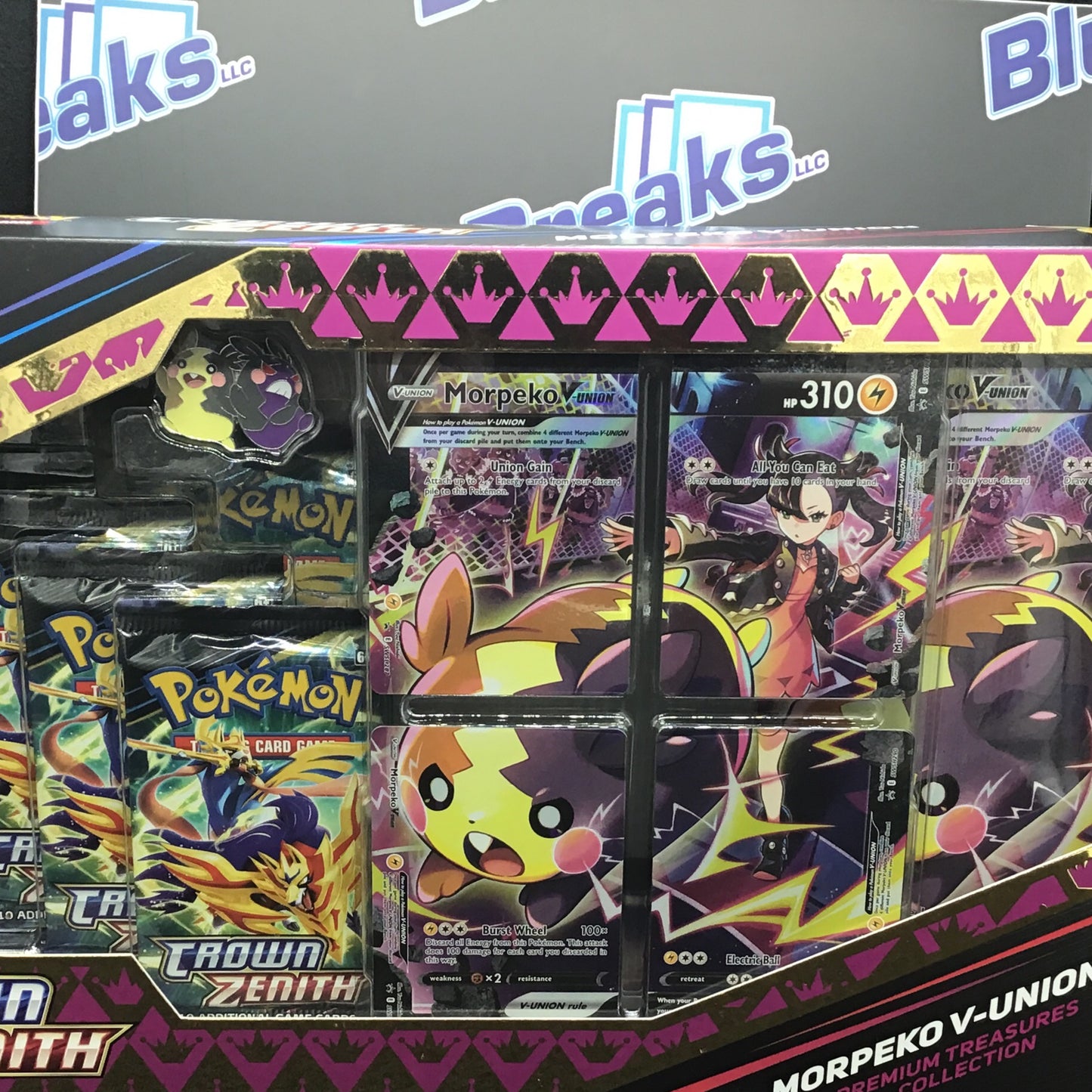 Pokémon Crown Zenith Morpeko V-Union