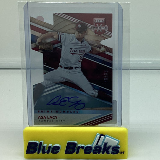 2020 Elite Extra - Asa Lacy auto 33/36 #4 Royals