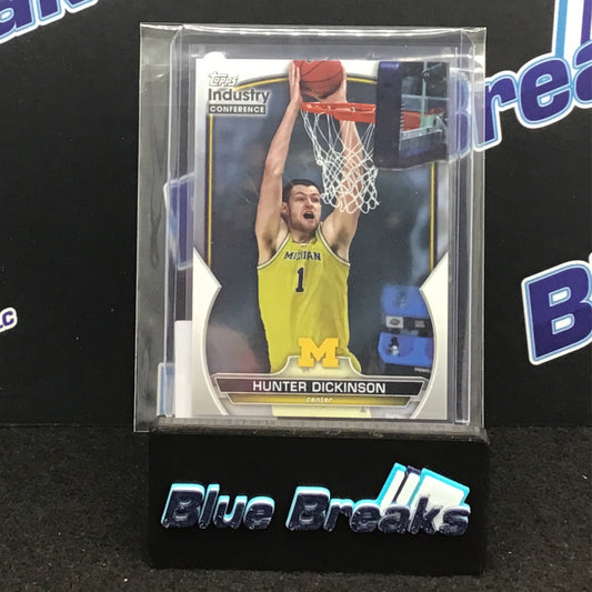 2023 Topps Industry Conference Bowman U Hunter Dickinson #BU-10 Michigan