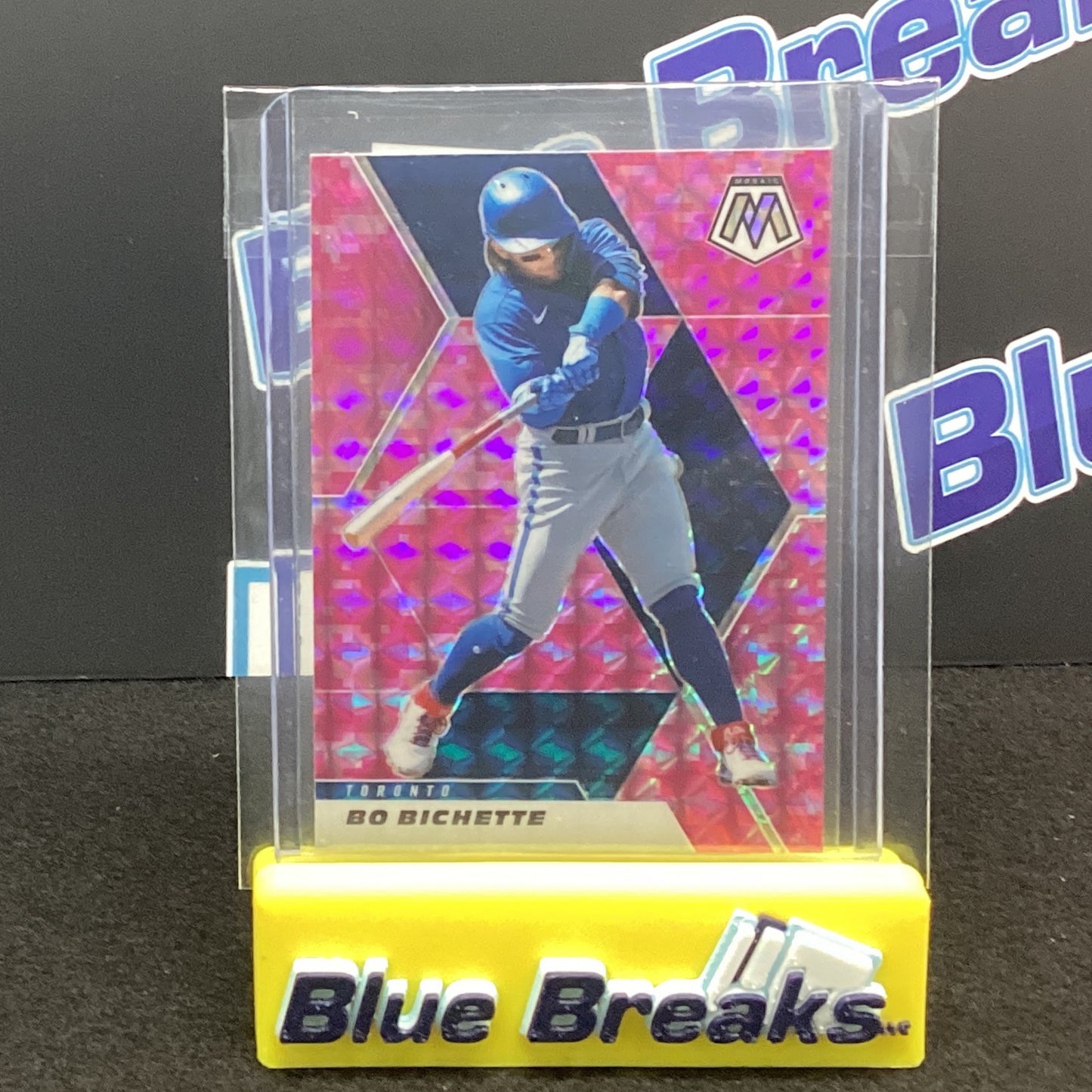 2021 Panini Mosaic Pink Bo Bichette 160