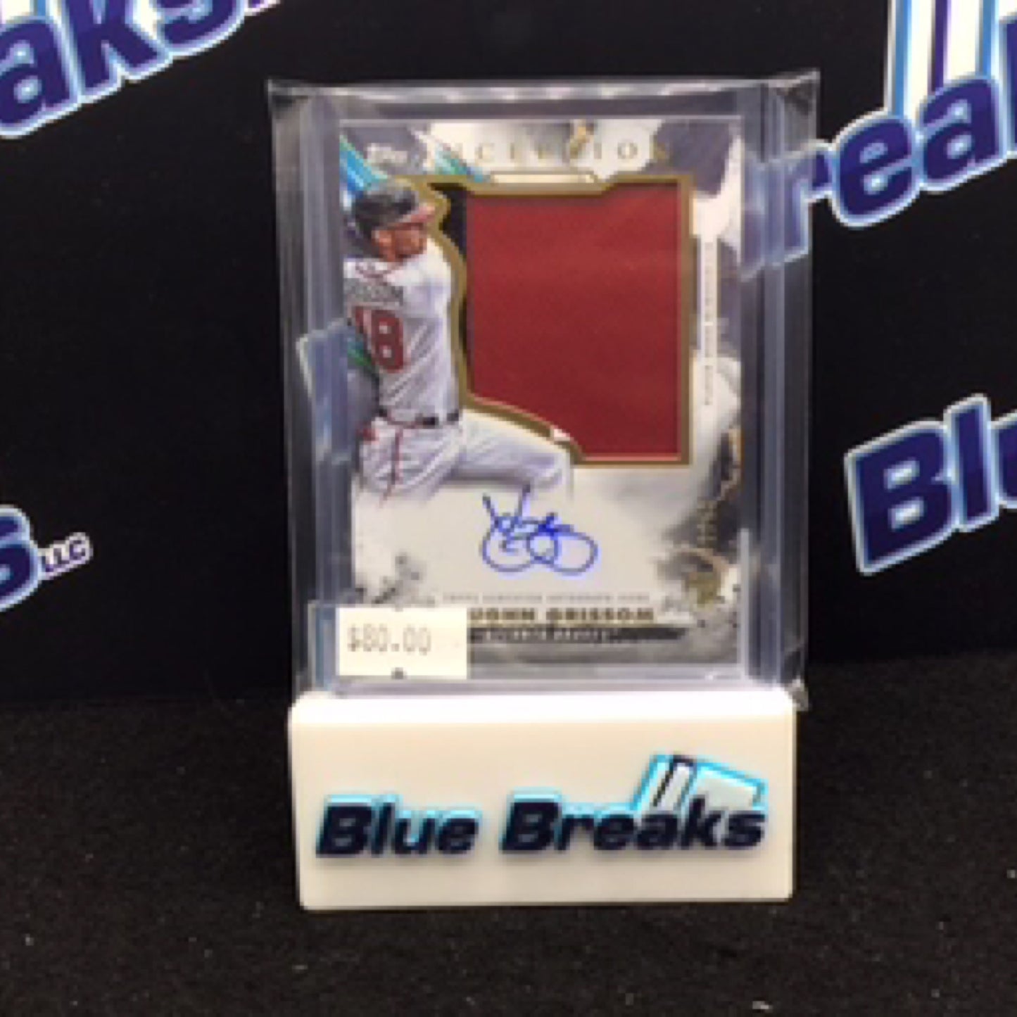 2023 Topps Inception Vaughn Grissom jumbo patch auto 42/99 RC #IAJP-VGR Braves