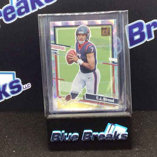 2023 Panini Donruss The Rookies CJ Stroud #21 Texans