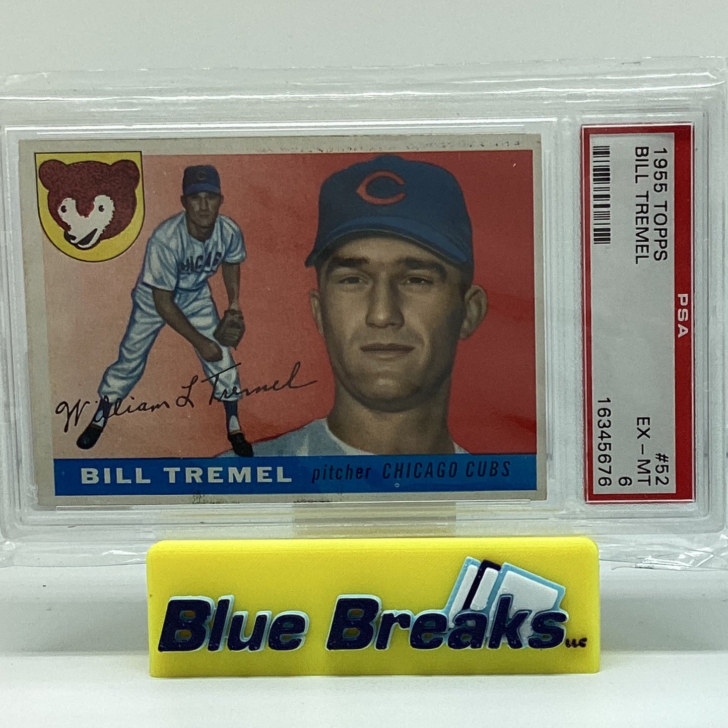 1955 Topps - Bill Tremel EX 6