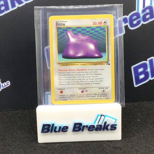 Pokémon - Ditto - 18/62 - 1999 - First Edition