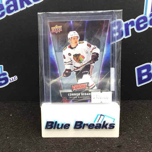 2024 Upper Deck National Hockey Card Day Victory Rookie Connor Bedard #V-9 Blackhawks
