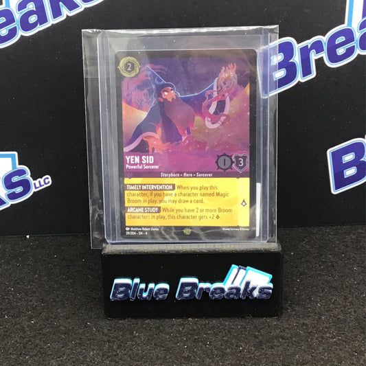 2024 Disney Lorcana Ursula's Return Yen Sid Powerful Sorcerer foil #59/204