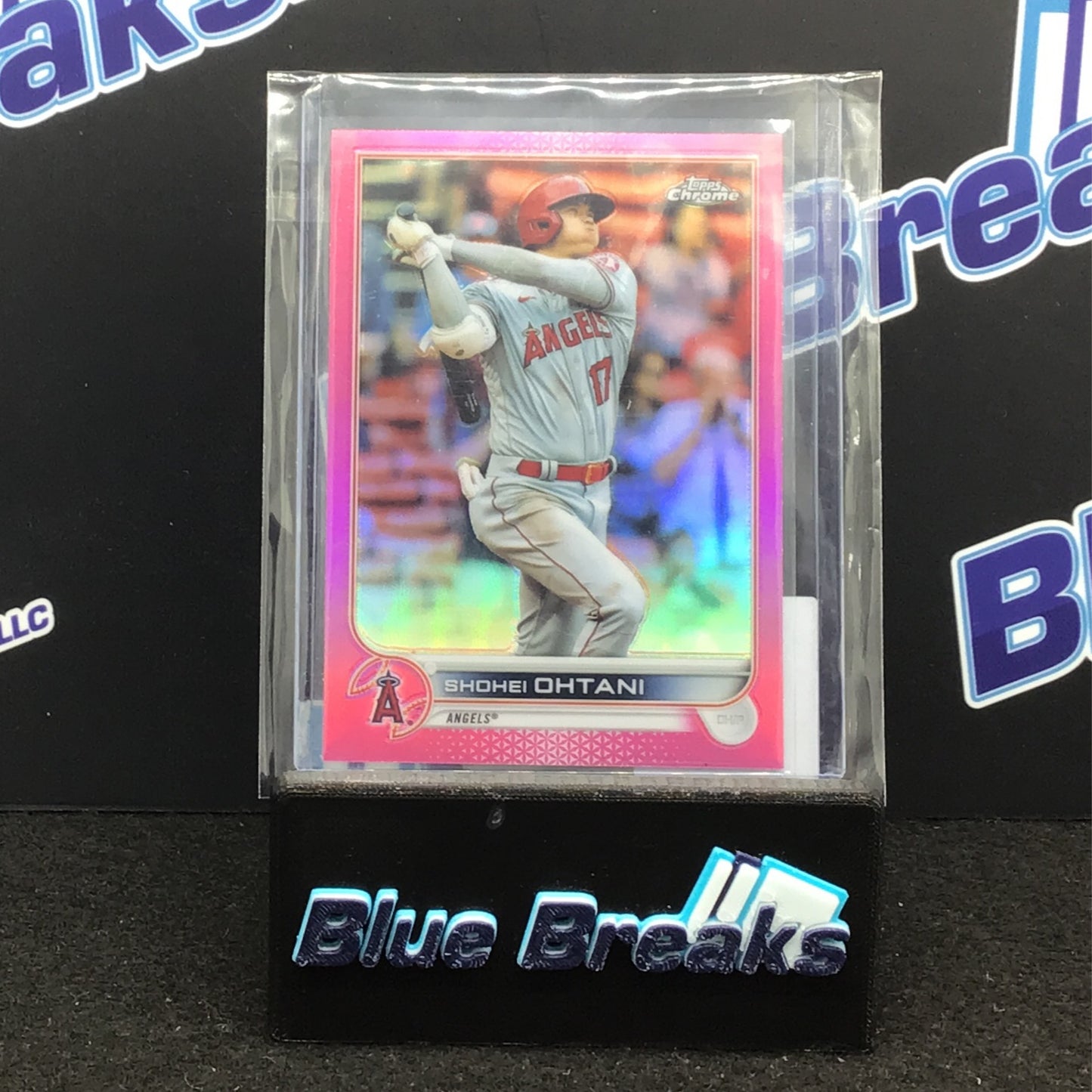2022 Topps Chrome Pink Shohei Ohtani #1 Angels