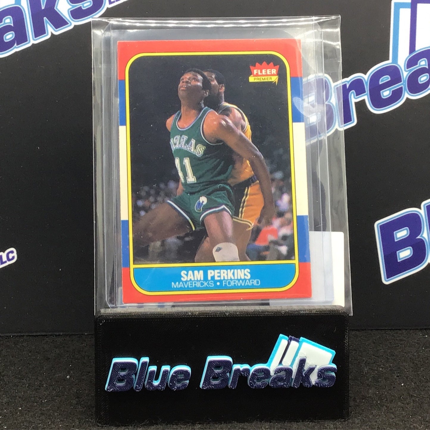 1986 Fleer Sam Perkins #86 Mavericks