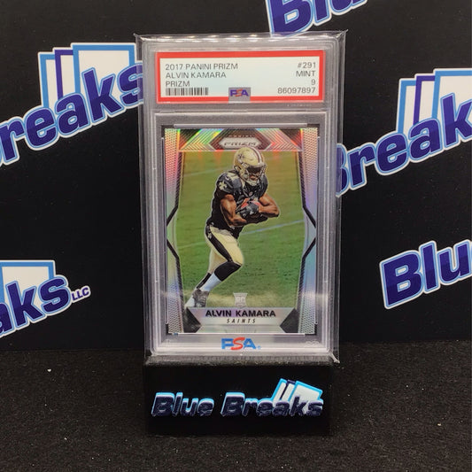 2017 Panini Prizm Alvin Kamara RC #291 PSA 9 Saints