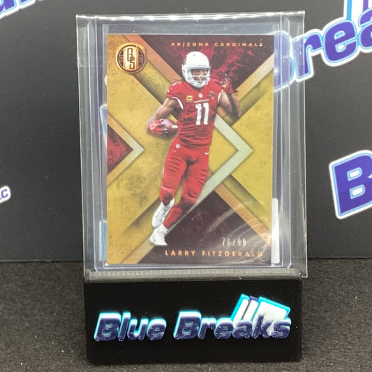 2018 Panini Gold Standard Larry Fitzgerald 76/99 #120 Cardinals