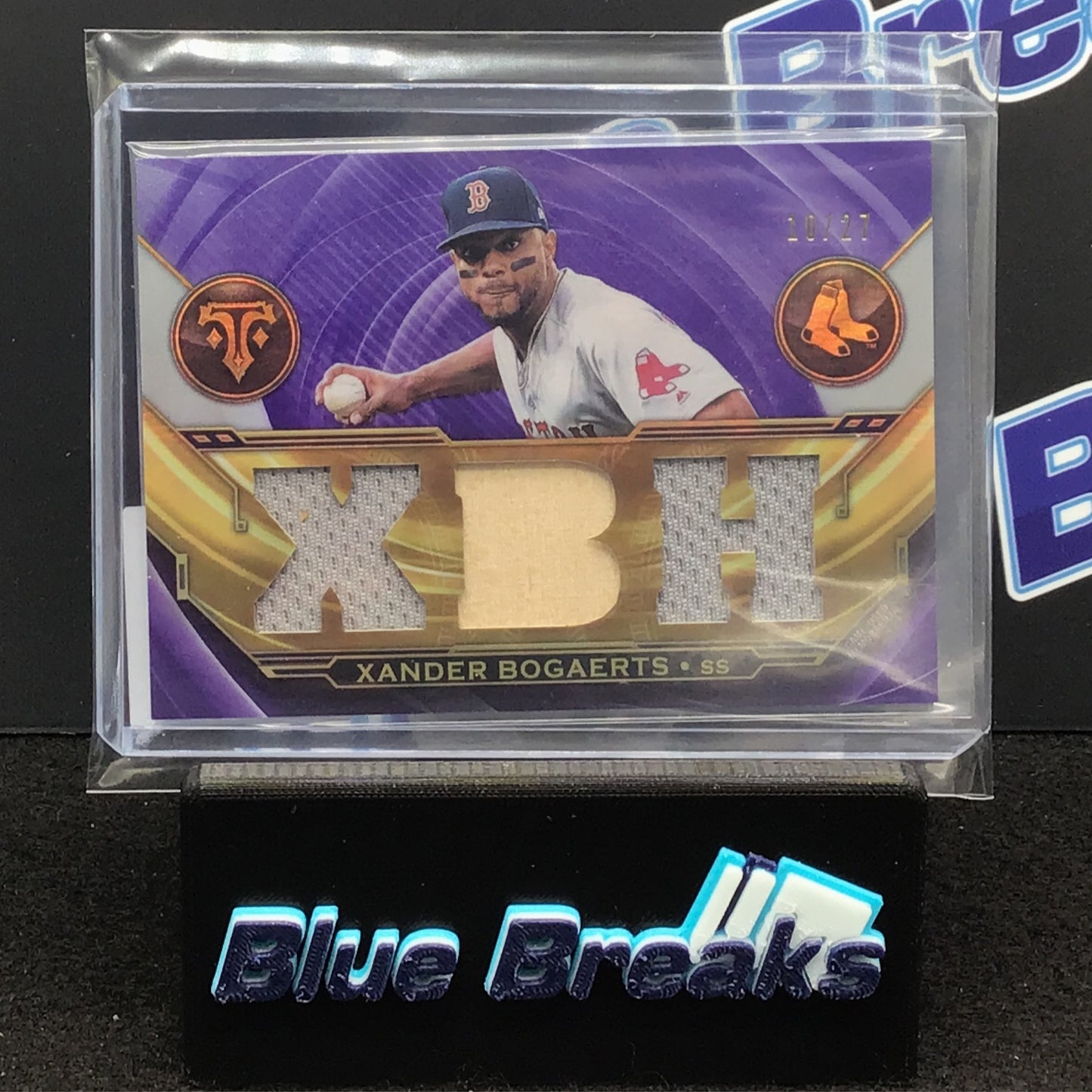 2019 Topps Triple Threads Xander Bogaerts 10/27 #TTR-XB Red Sox