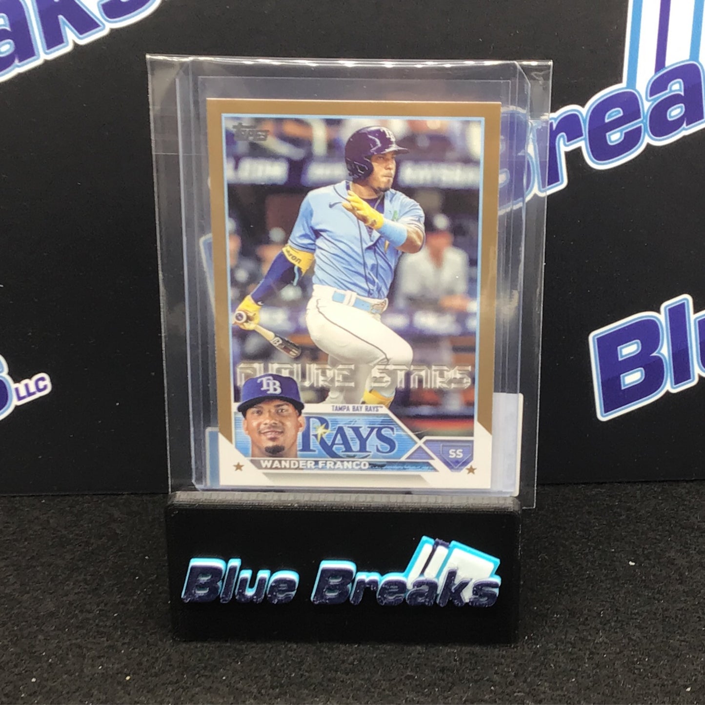 2023 Topps Series One Gold Border Parallel Wander Franco 1250/2023 #215 Rays