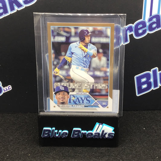 2023 Topps Series One Gold Border Parallel Wander Franco 1250/2023 #215 Rays