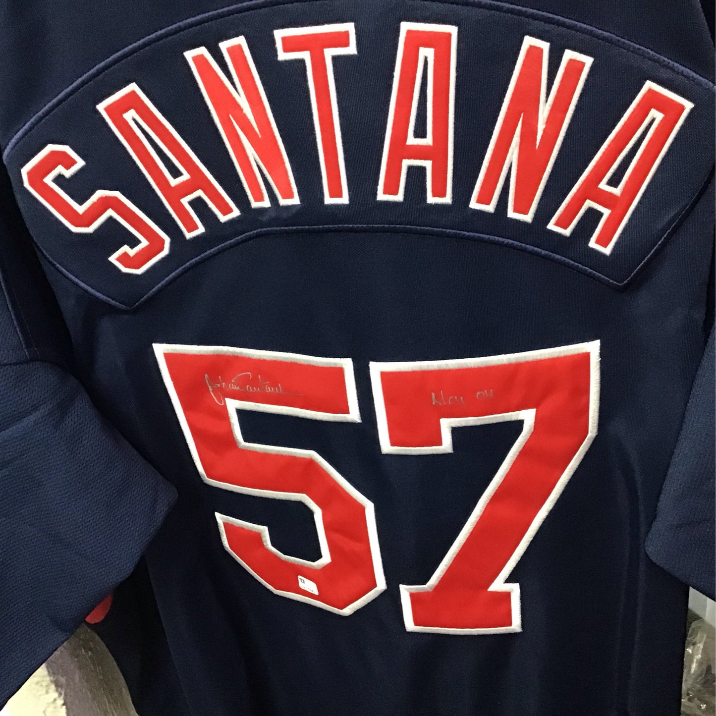 Jordan Santana autographed jersey GAI COA