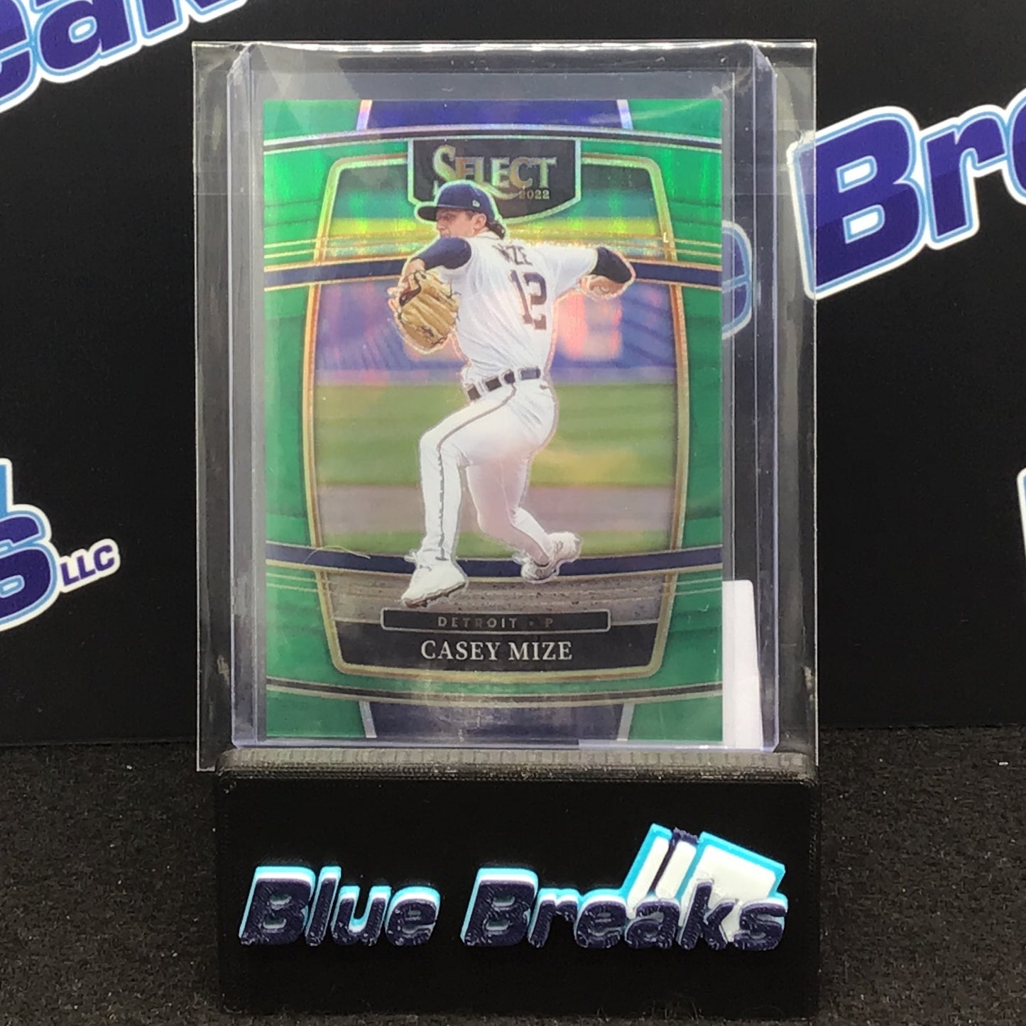 2022 Panini - Select - Baseball - Casey Mize - Detroit Tigers - 4/5 - Green