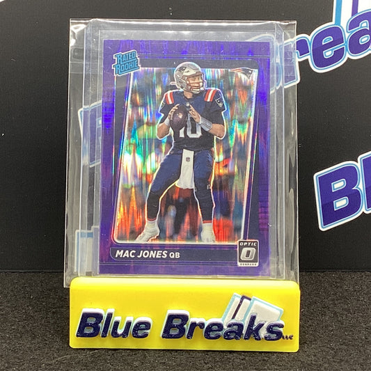 2021 Donruss Optic Rated Rookie - Purple Shock Mac Jones #206