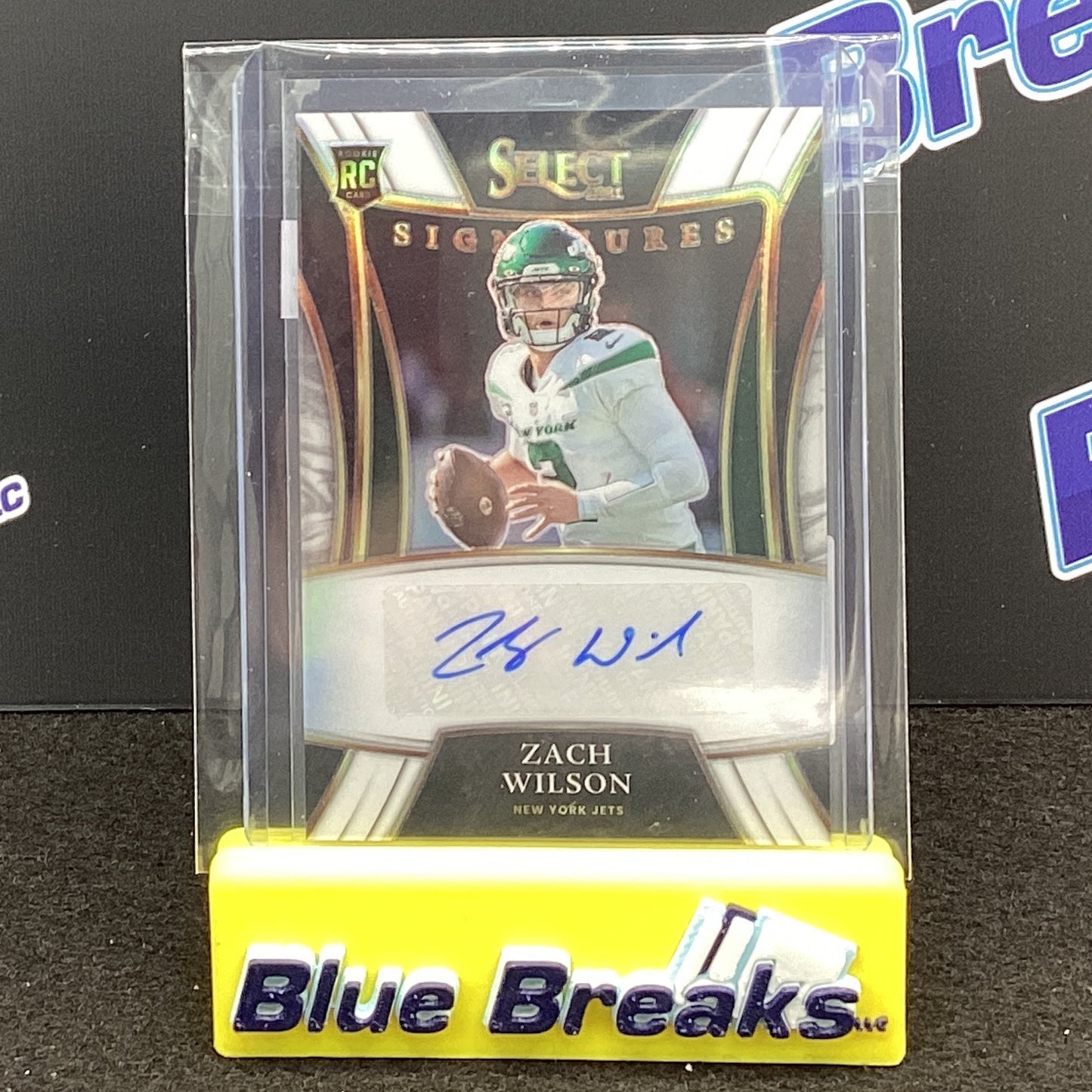 2021 Panini Prizm - Zach Wilson - Select Signatures - RC - #SSP-ZWI - 24/25 - New York Jets