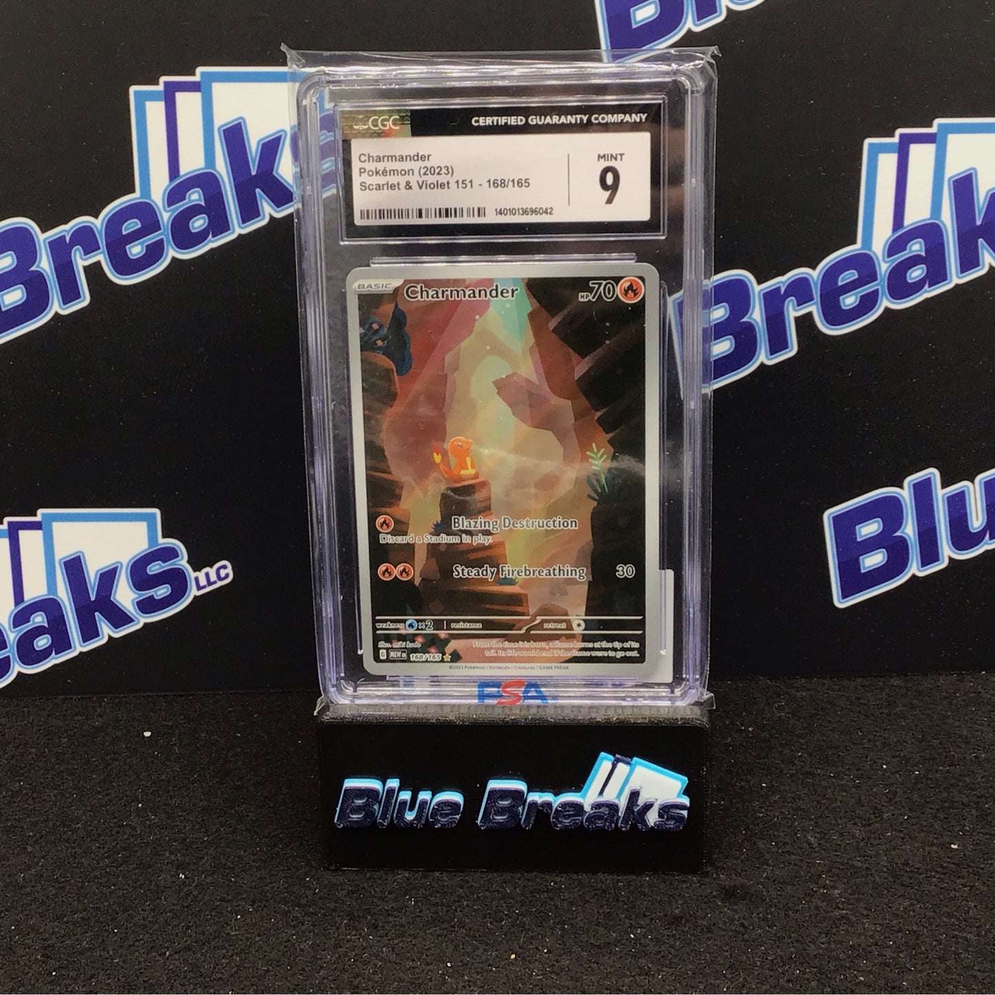 2023 Pokemon Charmander Scarlet & Violet 151 168/165 CGC 9