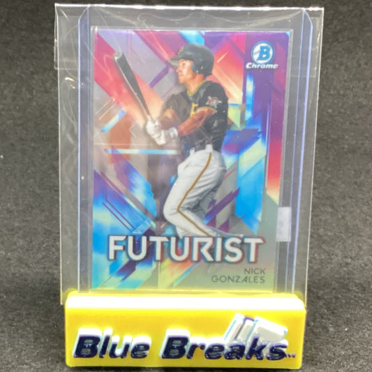 2021 Bowman Chrome Futurist Nick Gonzales FUT-NG