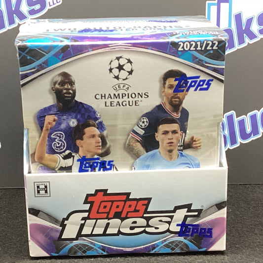 2021-22 Topps Finest Champions League Hobby Box