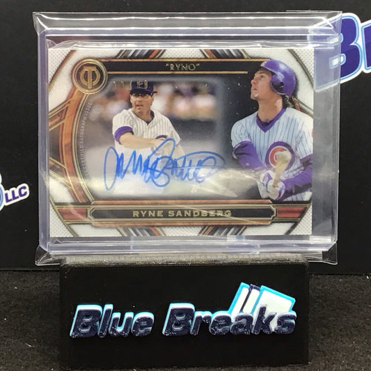 2023 Topps Tribute Tribute to Nicknames Ryne "Ryno" Sandberg auto #TTN-RS Cubs