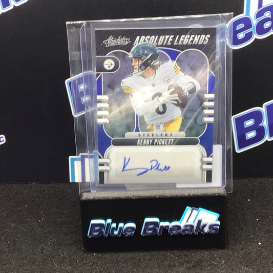 2023 Panini Absolute blue Kenny Pickett auto 06/35 #AL-KP Steelers