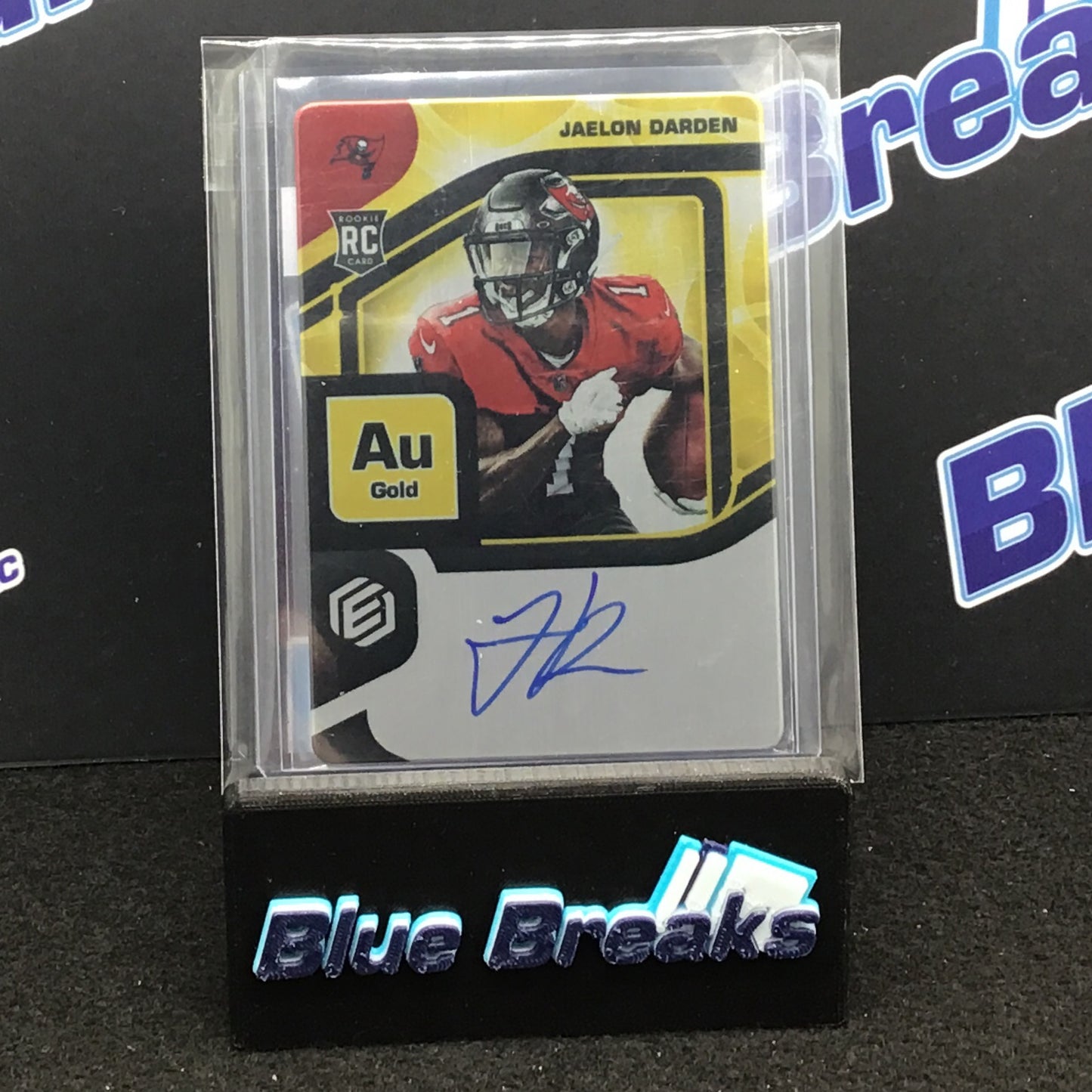 2021 Panini Elements AU Gold Jaelon Darden auto 70/79 #156 Buccaneers