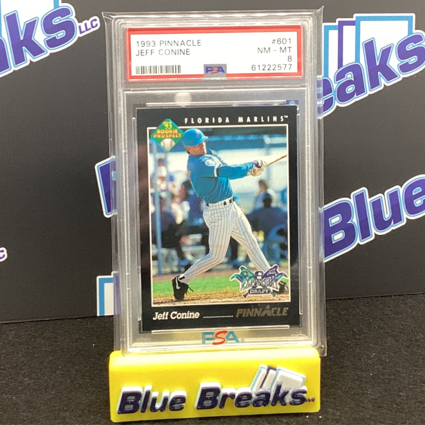 1993 Pinnacle - Jeff Conine #601 PSA 8