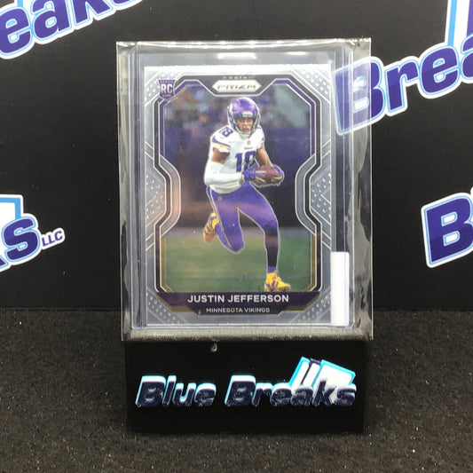 2020 Panini Prizm Justin Jefferson RC #398 Vikings