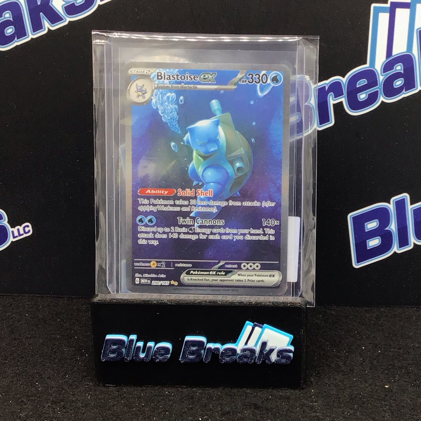2023 Pokémon Blastoise EX 200/165
