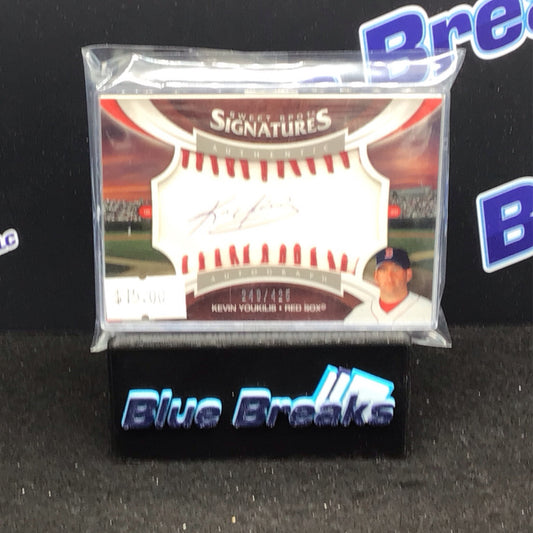 2006 Upper Deck Sweet Spot Update Kevin Youkilis auto 249/425 #SS-KY Red Sox