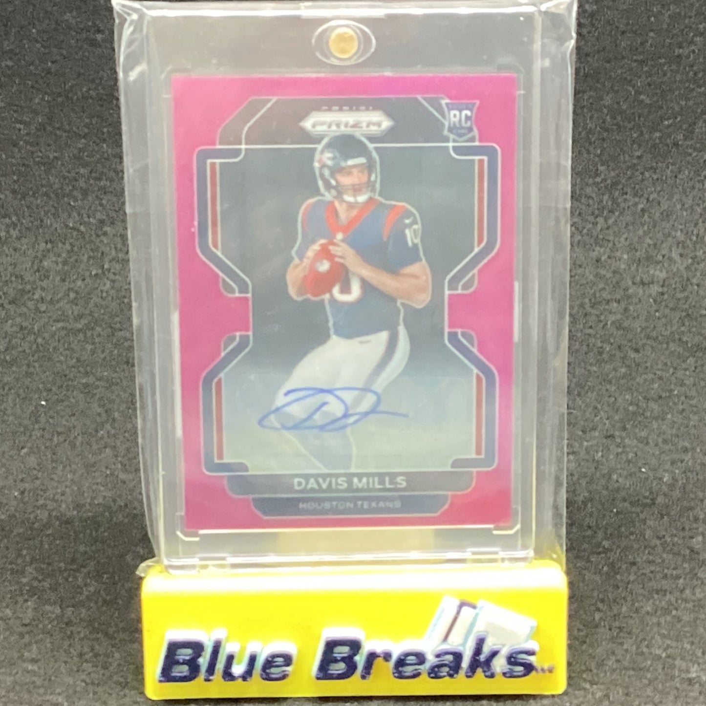2021 Panini Prizm - Davis Mills Pink Auto #352