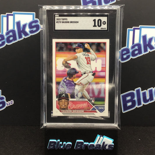 2023 Topps Series One Vaughn Grissom 275 SGC 10