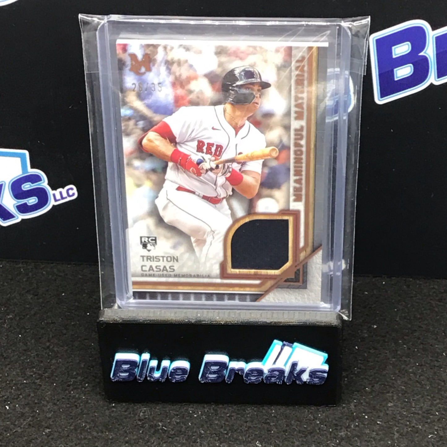 2023 Topps Museum Collection Meaningful Material relic Triston Casas 26/35 #MMR-TC Red Sox
