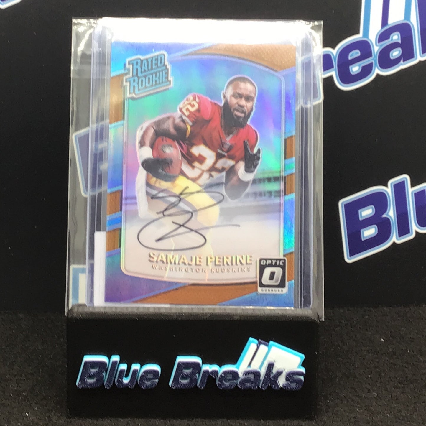 2017 Panini Donruss Optic Rated Rookie Samaje Perine #156 Commanders