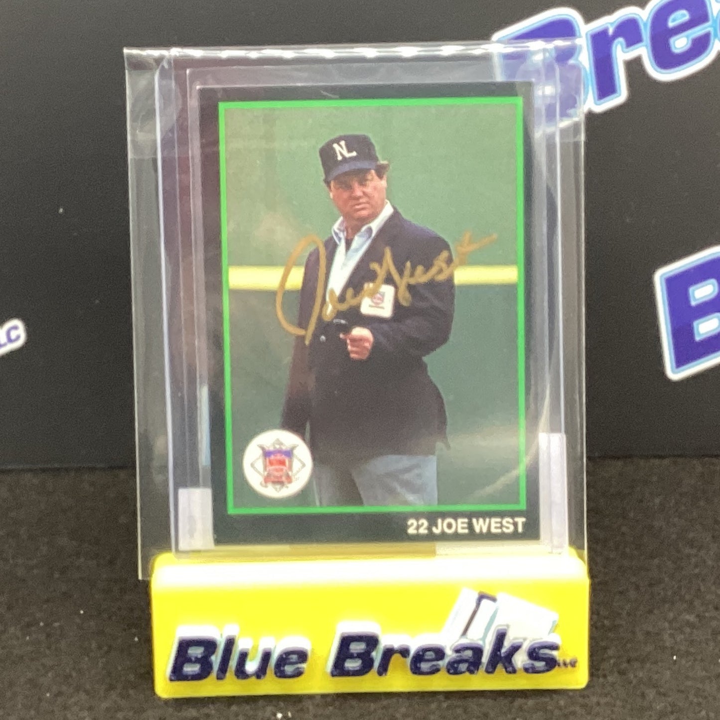 Major League Umpires Assocation Joe West autograph