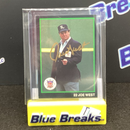 Major League Umpires Assocation Joe West autograph
