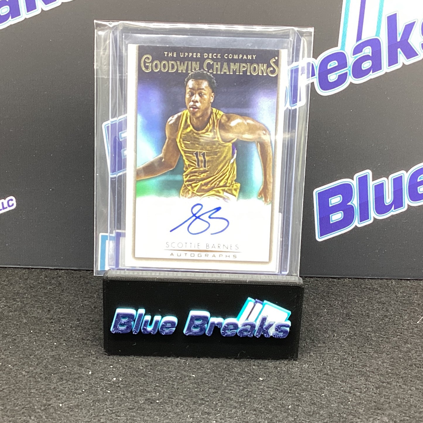 2021 Upper Deck Goodwin Champions Scottie Barnes auto #A-BA Raptors