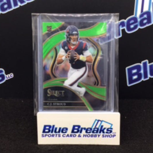 2023 Panini Select neon green club level CJ Stroud 225/499 RC #289 Texans