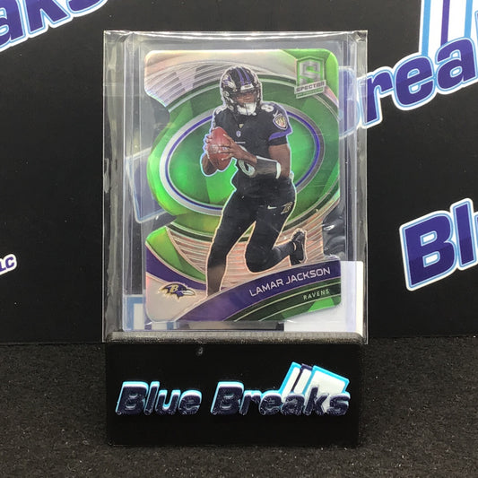 2021 Panini Spectra Die-Cut Lamar Jackson 20/30 #7 Ravens