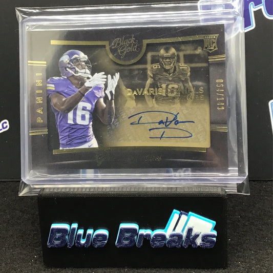 2015 Panini - Black Gold Football - Davaris Daniels - Minnesota Vikings - 64/149